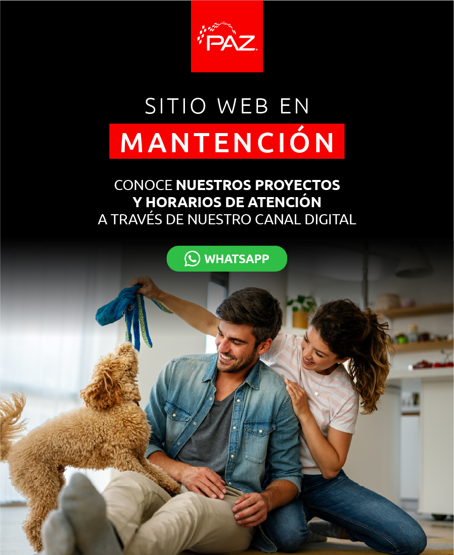 Paz Inmobiliaria - Sitio en Mantenimiento